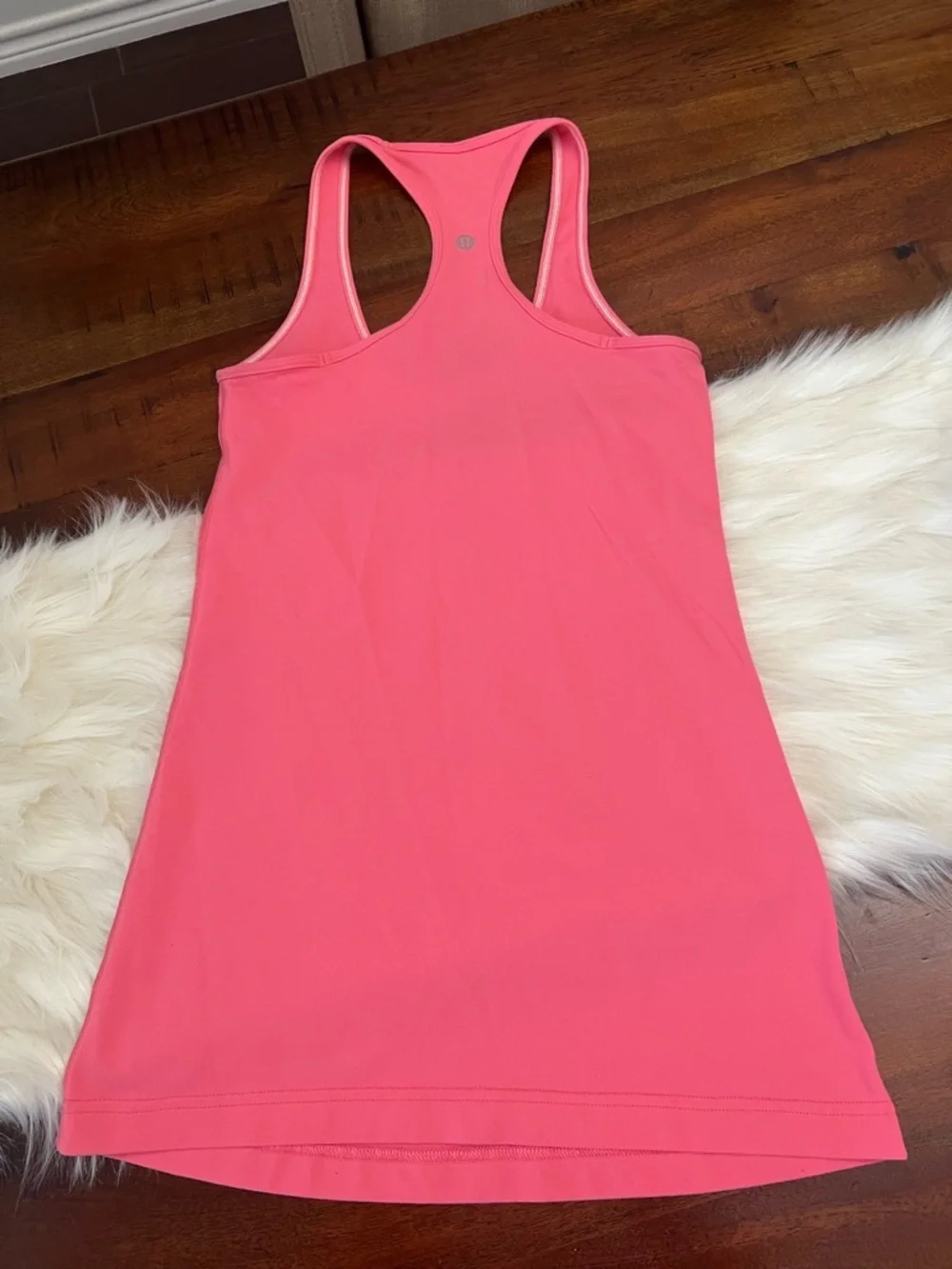 Lululemon Racerback Tank Top Size 4 Pink Reversible Buttery Soft Athletic